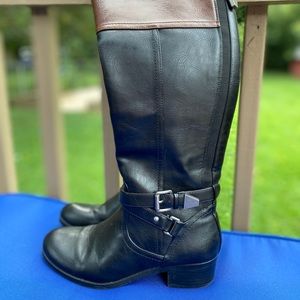 Untorrina Riding Boots Size 5.5 Black/Brown